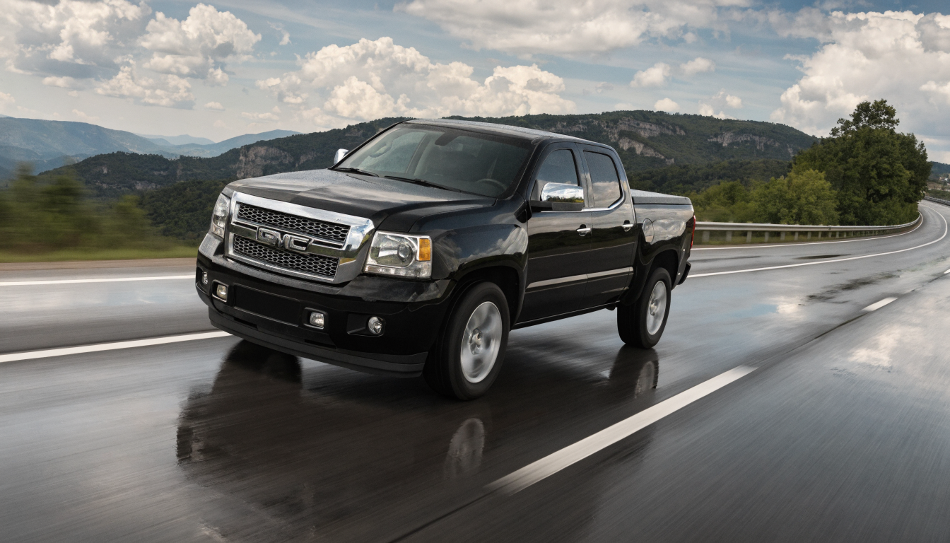 2007 GMC Canyon with tonneau bed cover