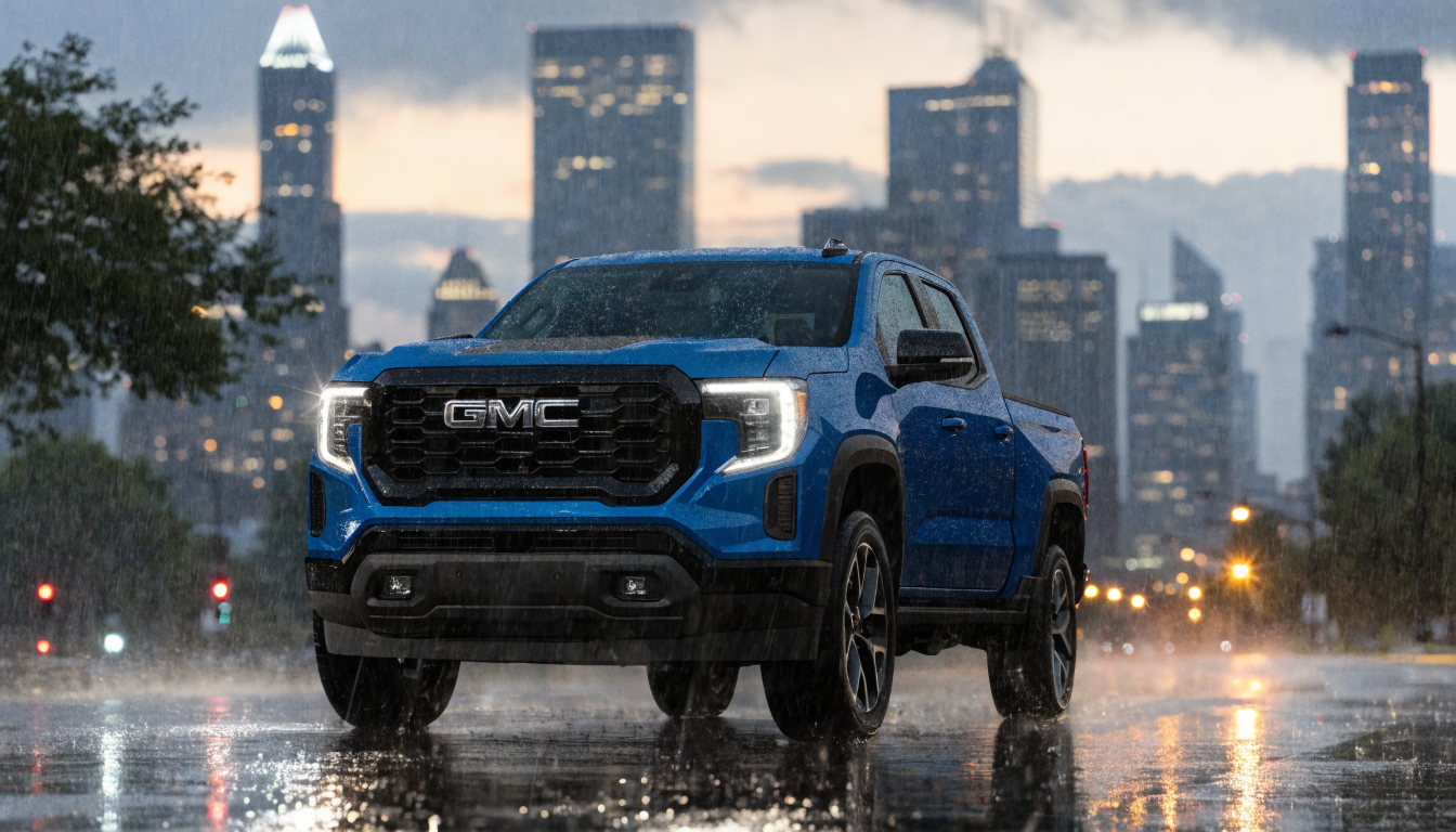 2021 GMC Canyon with tonneau bed cover