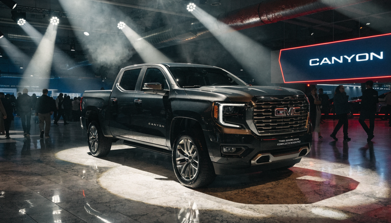 2023 GMC Canyon third generation with bed cover