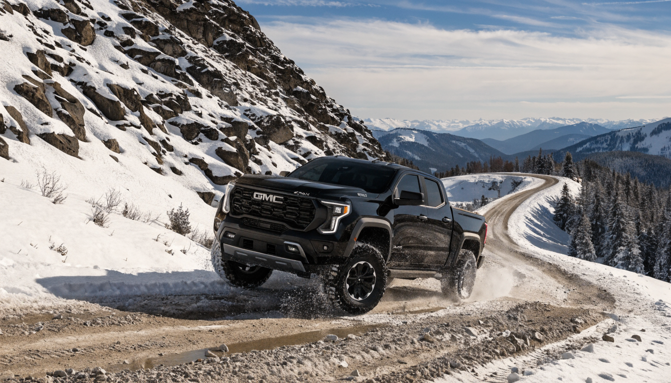 2024 GMC Canyon with premium tonneau cover